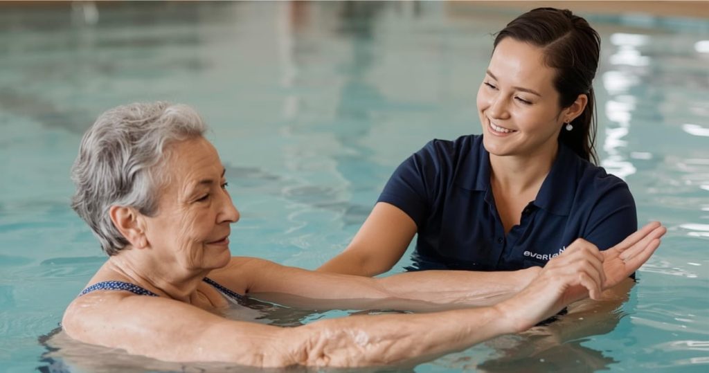Natación para personas mayores con problemas articulares