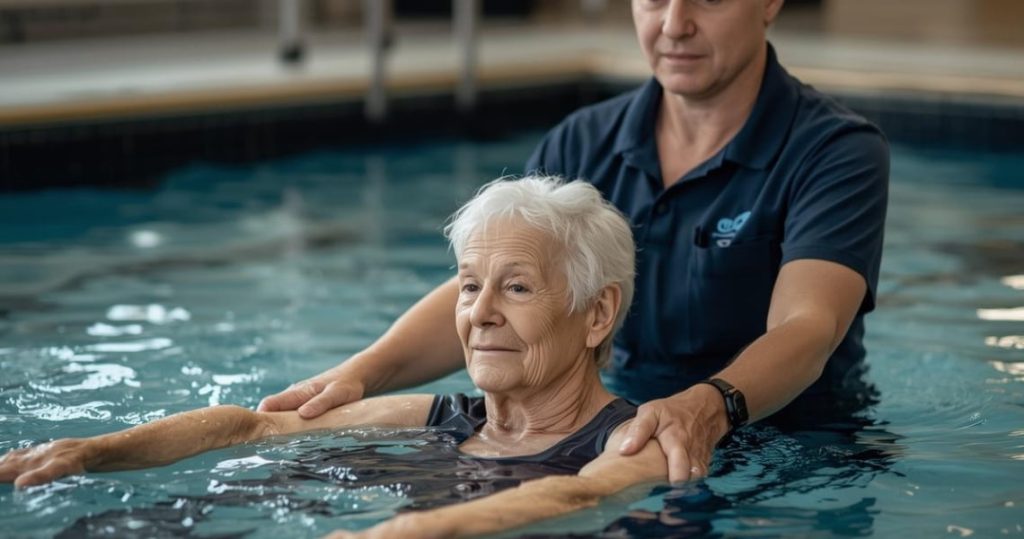 Natación para personas mayores con problemas articulares